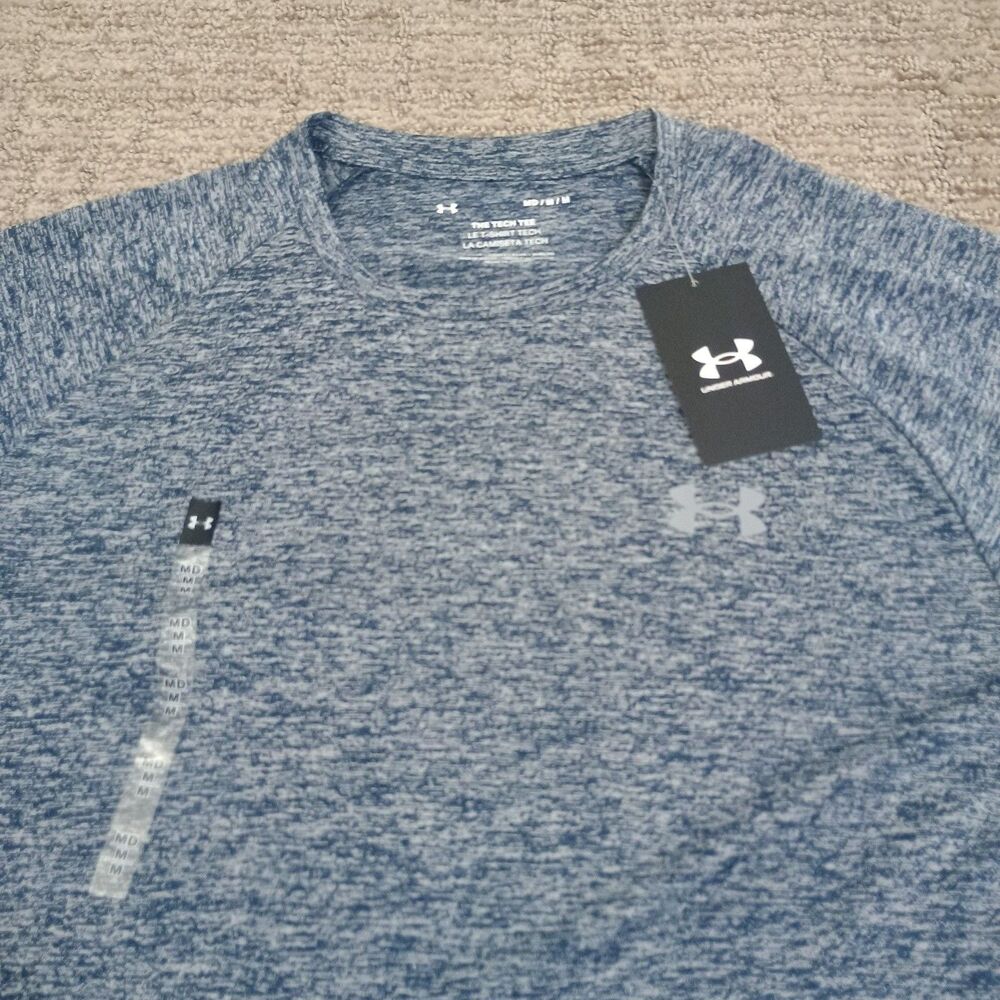 Under Armour Men's Tech 2.0 Short-Sleeve Performance Tee, Blue Heather